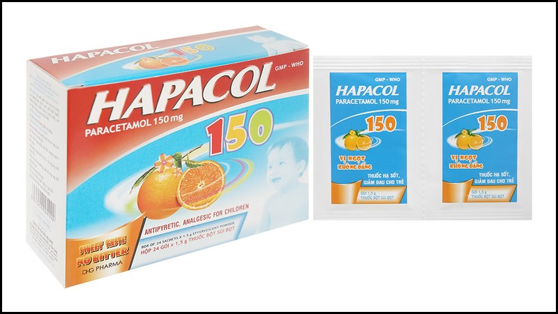 Hapacol - Hạ sốt, giảm đau cho trẻ