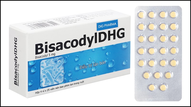 Bisacodyl DHG - Điều trị táo bón