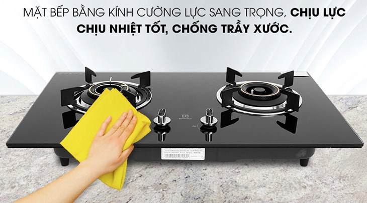 Bếp ga âm Electrolux EHG723BA có kiểu dáng nhỏ gọn, là điểm nhấn cho căn bếp thêm nổi bật hơn