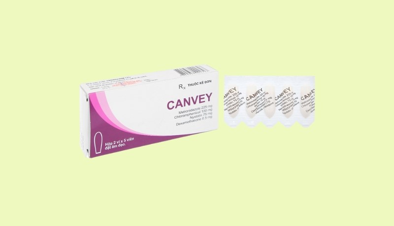 Thuốc đặt Canvey điều trị viêm âm đạo do nhiễm khuẩn