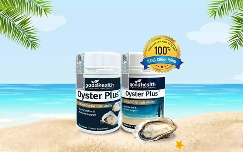 Goodhealth Oyster Plus tăng miễn dịch, sinh lực cho nam lọ 60 viên