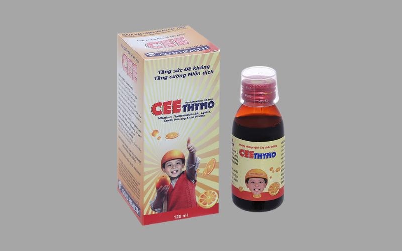 Siro Cee Thymo hỗ trợ tăng đề kháng chai 120ml