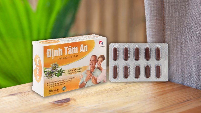  Định Tâm An dưỡng tâm, an thần, cải thiện giấc ngủ hộp 30 viên