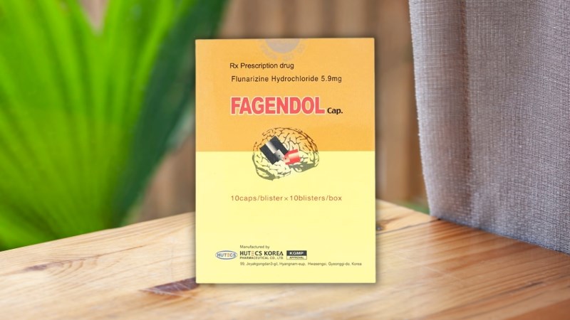 Fagendol Cap 5mg trị đau nửa đầu (10 vỉ x 10 viên) 