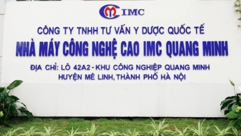 Nhà máy sản xuất thực phẩm chức năng công nghệ cao IMC Quang Minh 
