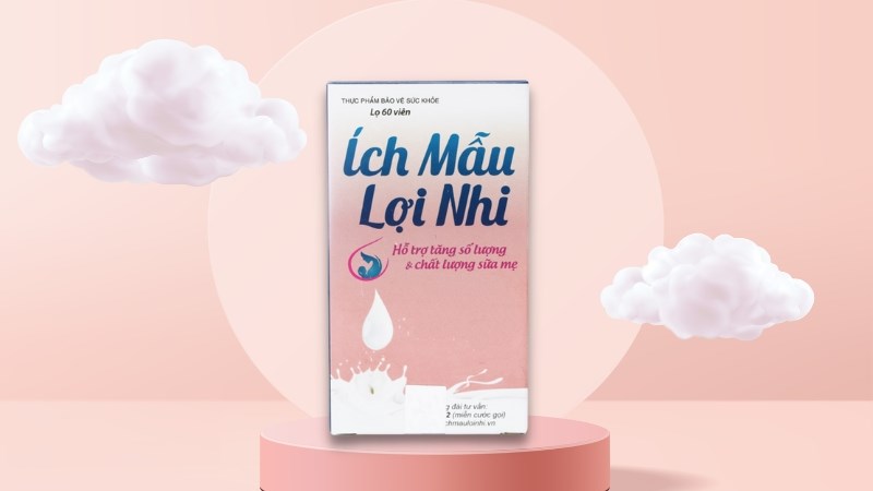 Ích Mẫu Lợi Nhi hỗ trợ tăng cường sức khỏe cho phụ nữ sau khi sinh lọ 60 viên 