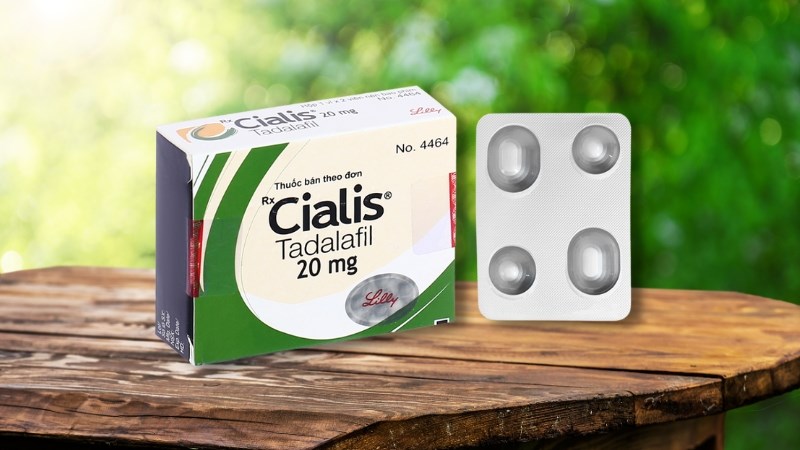 Cialis 20mg trị rối loạn cương dương (1 vỉ x 2 vi&ecirc;n) 