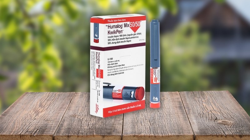 B&uacute;t ti&ecirc;m Humalog Mix 50/50 KwikPen 100IU/ml trị đ&aacute;i th&aacute;o đường (5 c&acirc;y x 3ml) 