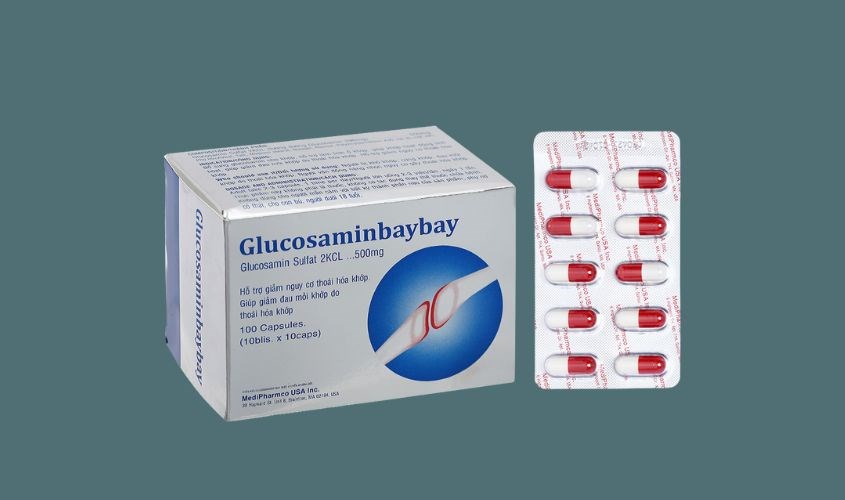 Glucosaminbaybay ngừa nguy cơ thoái hóa khớp hộp 100 viên
