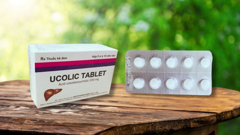 Ucolic Tablet 200mg hỗ trợ trị bệnh lý về gan mật (5 vỉ x 10 viên)
