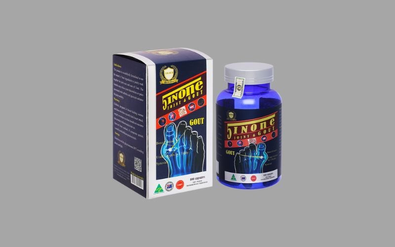Healthy Golden 5 in One Joint & Gout giúp giảm đau, tái tạo xương khớp lọ 100 viên