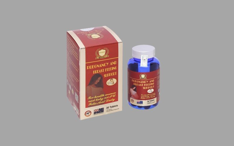 Pregnancy and Breast Feeding Support bổ sung vitamin cho bà bầu hộp 30 viên