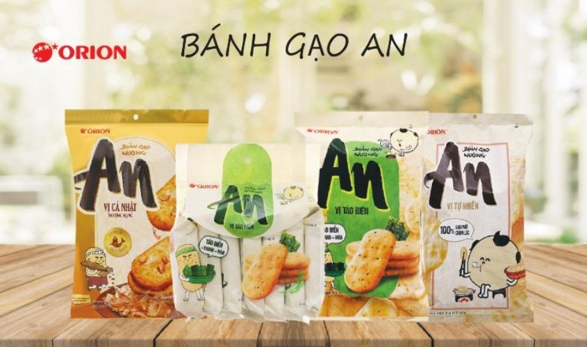 Bánh gạo Orion vị tự nhiên gói 151.2g (từ 1 tuổi)