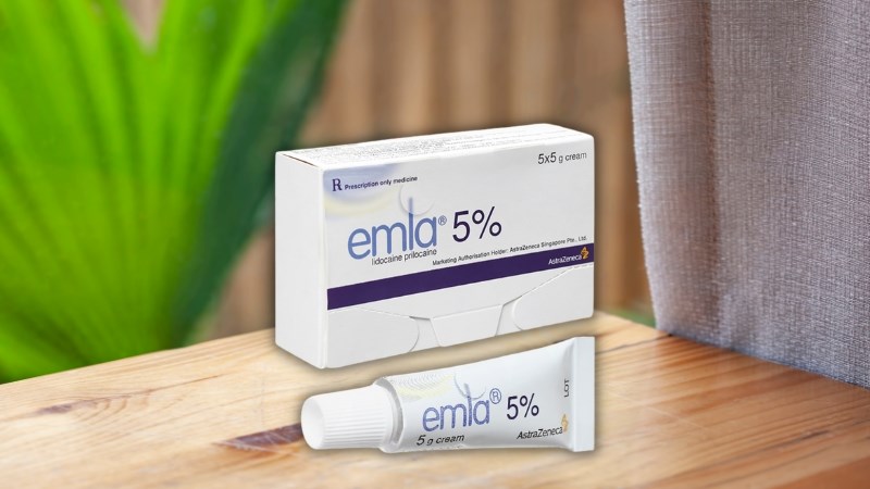Kem bôi Emla 5% gây tê bề mặt da tuýp 5g Kem bôi Emla 5% gây tê bề mặt da tuýp 5g