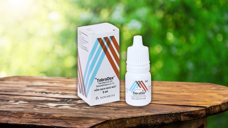 Hỗn dịch nhỏ mắt TobraDex trị nhiễm khuẩn mắt chai 5ml 
