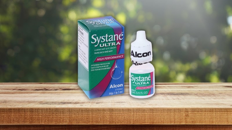  Dung dịch nhỏ mắt Systane Ultra giảm kích ứng mắt, khô mắt lọ 5ml 