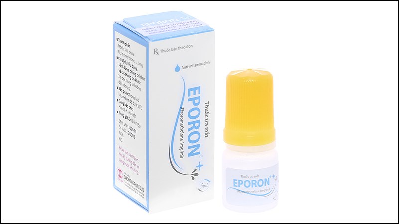 Hỗn dịch nhỏ mắt Eporon Eye Drops 1mg/ml trị nhiễm khuẩn mắt