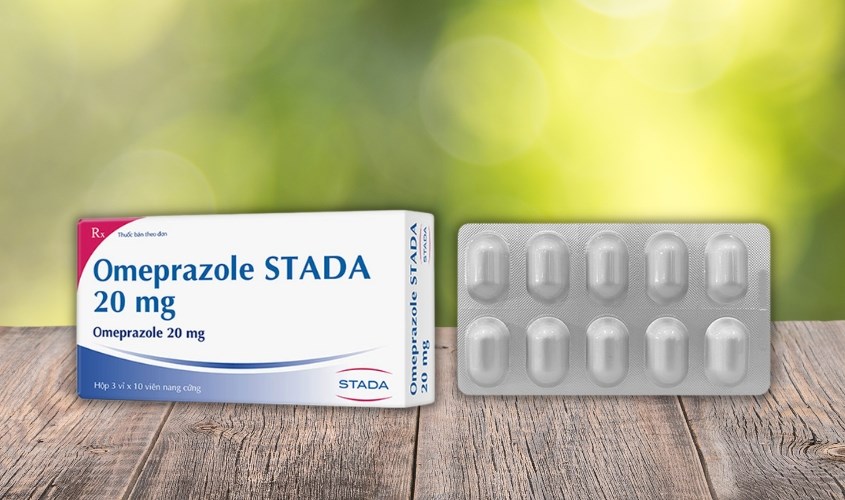 Omeprazole Stada 20mg trị trào ngược dạ dày, thực quản Omeprazole Stada 20mg trị trào ngược dạ dày, thực quản