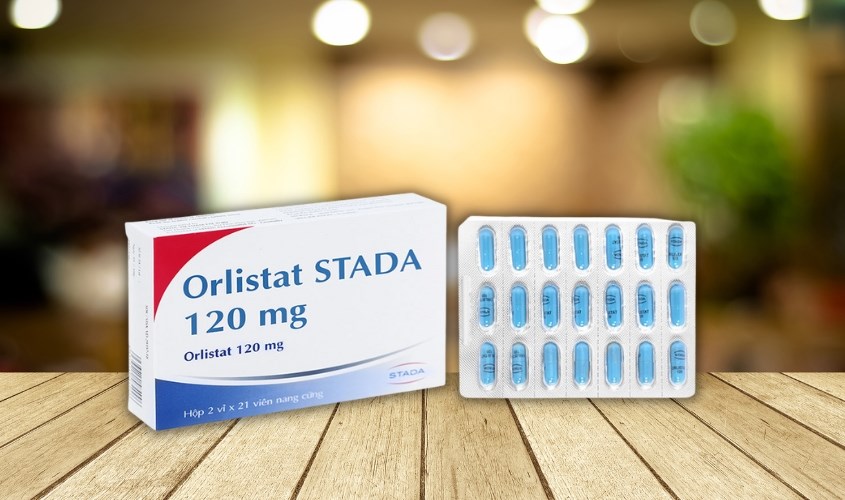 Orlistat Stada 120mg kiểm soát cân nặng, hỗ trợ trị béo phì Orlistat Stada 120mg kiểm soát cân nặng, hỗ trợ trị béo phì