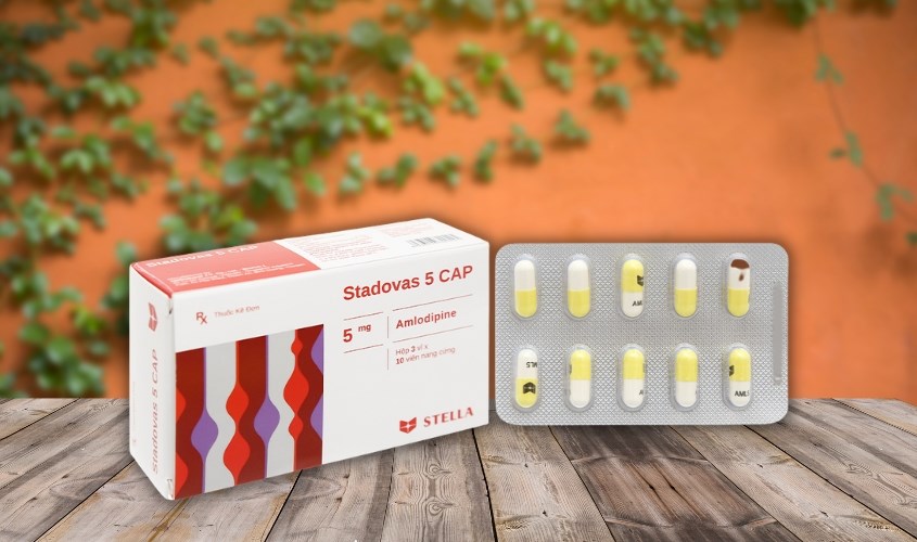 Stadovas 5 Cap trị tăng huyết áp, đau thắt ngực Stadovas 5 Cap trị tăng huyết áp, đau thắt ngực