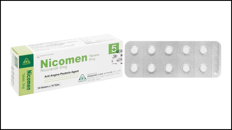 Nicomen - điều trị đau tắt ngực