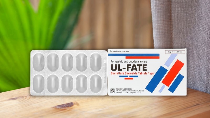 Ul-Fate 1g trị vi&ecirc;m lo&eacute;t dạ d&agrave;y