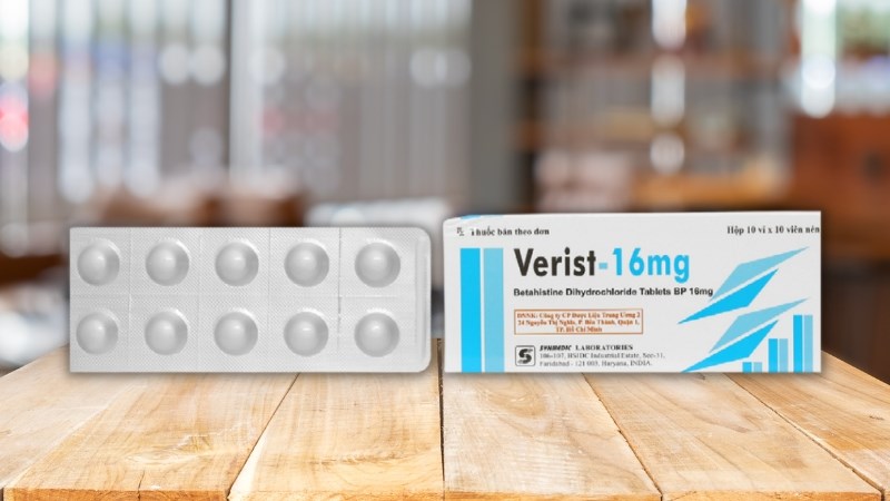 Verist-16mg trị rối loạn th&iacute;nh lực