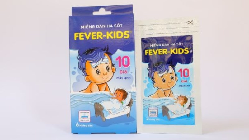 Miếng dán hạ sốt FEVER-KIDS của Tatra