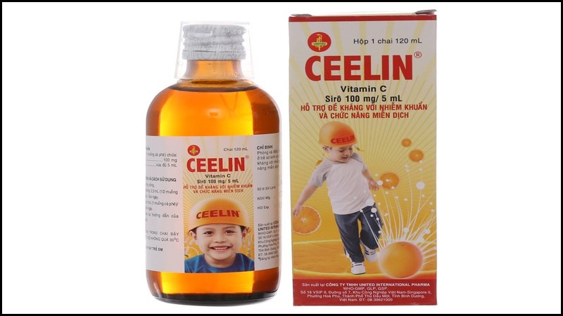 Siro CEELIN - Bổ sung Vitamin C, tăng sức đề kháng