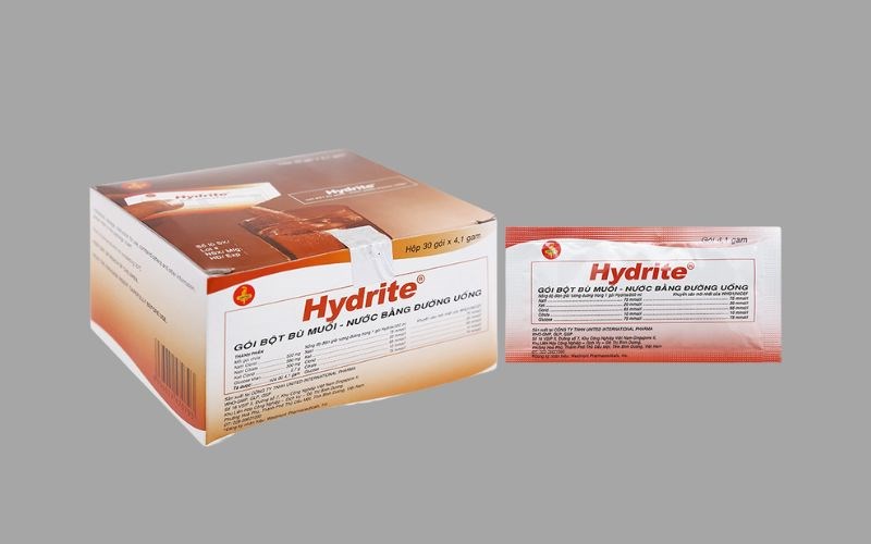 Bột pha dung dịch uống Hydrite b&ugrave; nước v&agrave; điện giải (30 g&oacute;i x 4.1g)