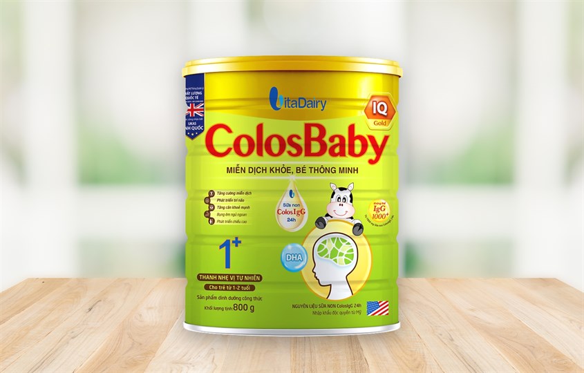 Sữa bột ColosBaby IQ Gold 1+ hương vani 800g (12 - 24 tháng)