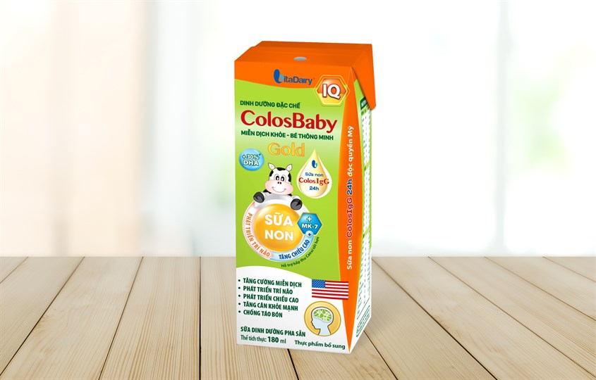 Sữa pha sẵn Colosbaby IQ Gold