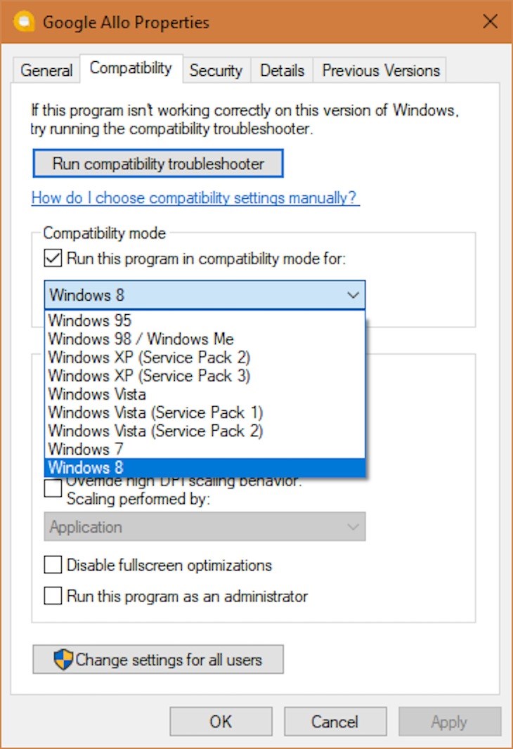 Thiết bị của bạn cần tải những phiên bản phù hợp để hạn chế lỗi 