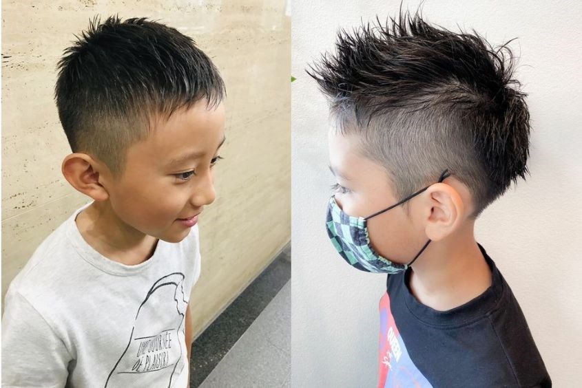 Bé trai 7 tuổi sẽ nổi bật với kiểu đầu đinh cắt gọn hai bên Bé trai 7 tuổi sẽ nổi bật với kiểu đầu đinh cắt gọn hai bên
