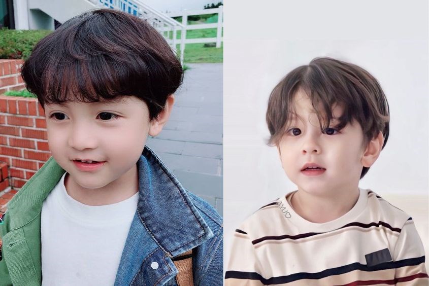 Kiểu tóc layer cho bé trai dễ thương