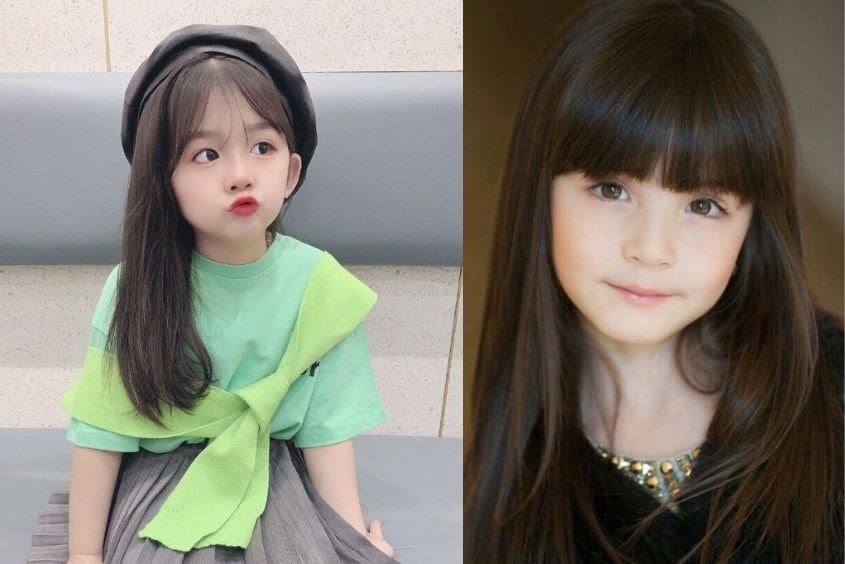 Tóc layer duỗi thẳng cho những cô bé có vẻ ngoài dịu dàng