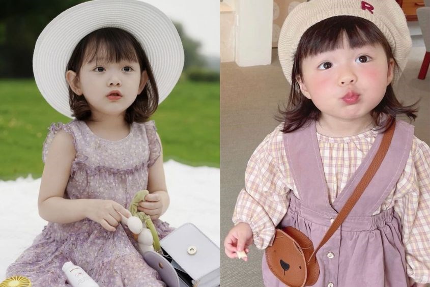 Kiểu tóc ngang vai cho bé gái cá tính nhất