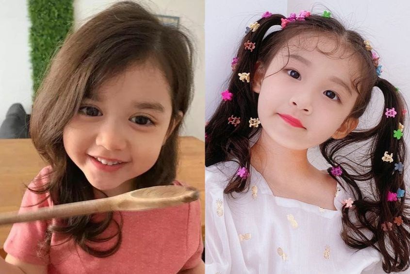 Mẫu tóc ngang vai cho bé gái dễ thương nhất