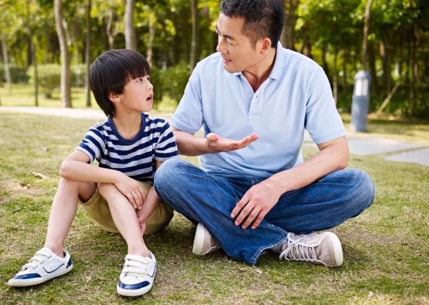 Sử dụng cụm từ “Cha/mẹ tự hỏi…”. Nguồn từ Stanford Children’s Health