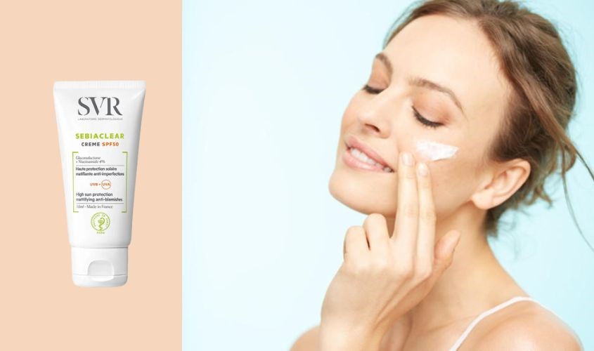 Kem chống nắng SVR Sebiaclear Creme SPF50 an toàn và lành tính cho da