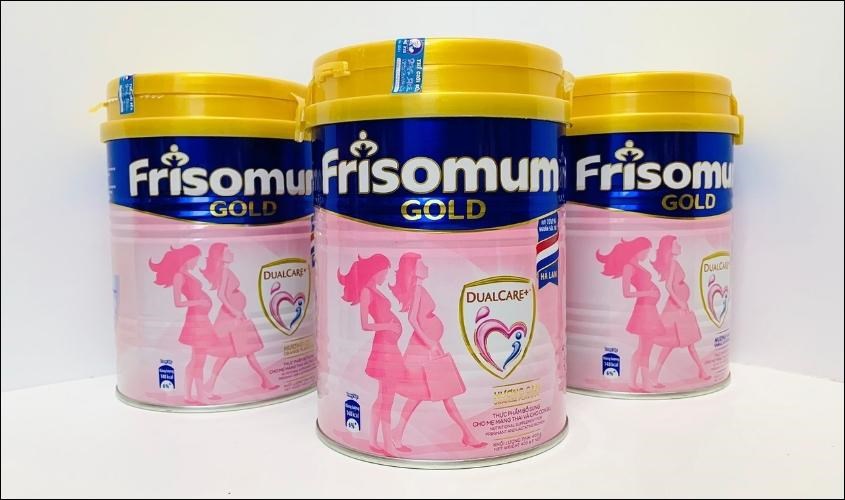 Sữa bầu Frisomum Gold hương cam 900g