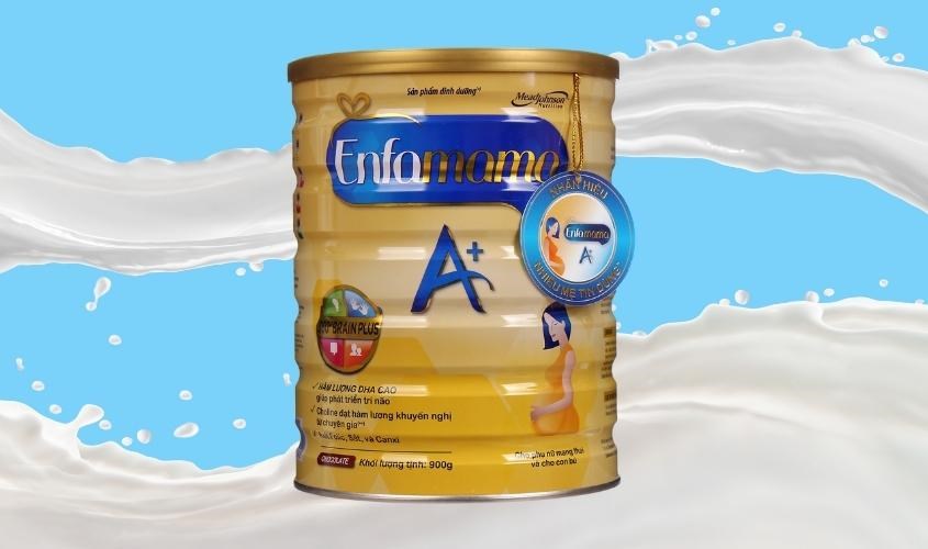 Sữa bầu Enfamama A+ hương vani 360° Brain Plus 830g