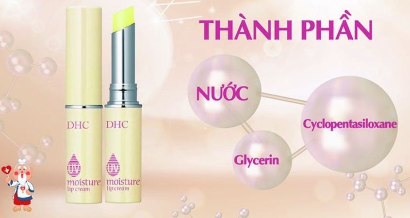 DHC UV Moisture Lip Cream không màu