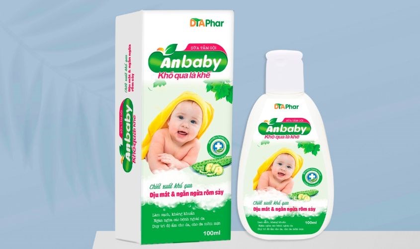 Sữa tắm Baby Khổ Qua thành phần lành tính an toàn cho da bé 