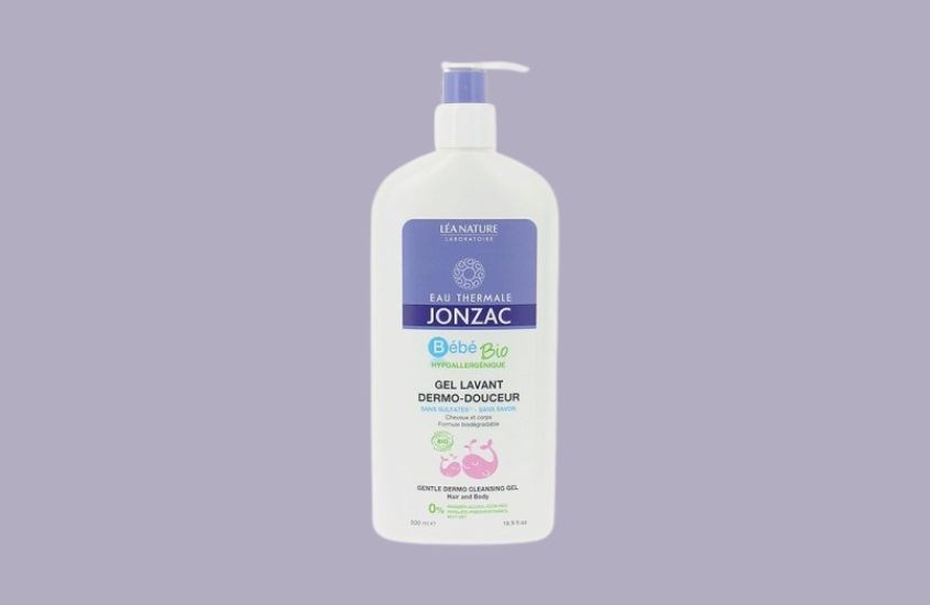 Sữa tắm gội Eau Thermale Jonzac Bébé Bio Gentle Dermo Cleansing Gel 