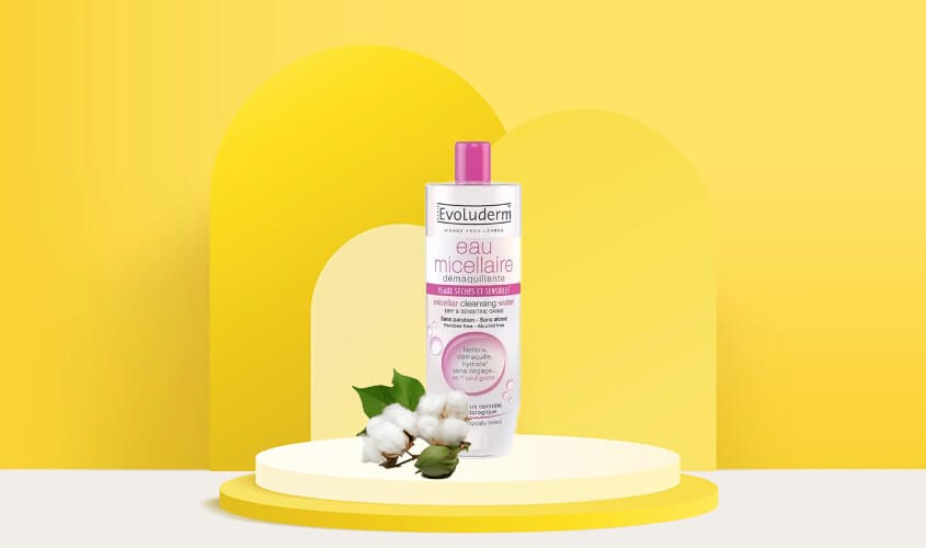 Evoluderm Micellar Cleansing Water for Dry & Sensitive Skin