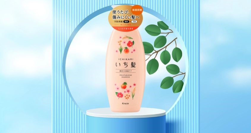 Dầu gội dưỡng ẩm Kracie Ichikami Intense