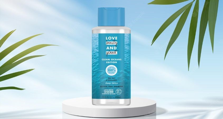Dầu gội dưỡng ẩm Love Beauty And Planet Clean Oceans Edition Deep Detox