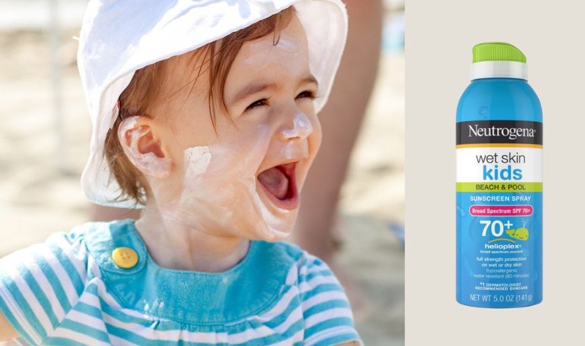 Xịt chống nắng trẻ em Wet Skin Kids mang lại nhiều lợi ích cho bé