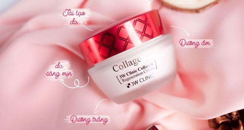 Kem dưỡng da chống lão hóa Collagen 3W Clinic